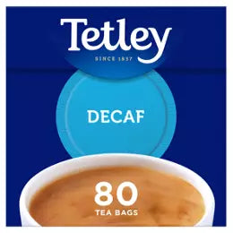 Tetley Decaf 80 Tea Bags