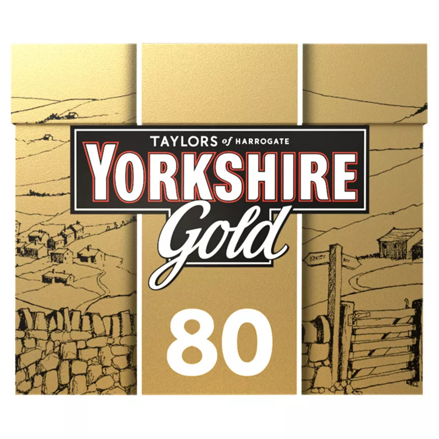 Taylors of Harrogate Yorkshire GOLD Tea 80 Tea Bags