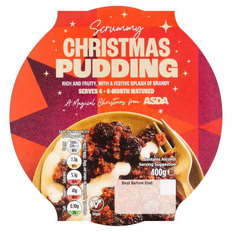 The BAKERY at ASDA Christmas Pudding 400g