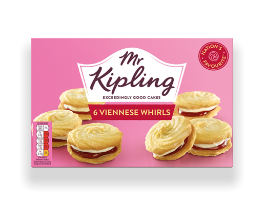 Mr Kipling Viennese Whirls  6pk