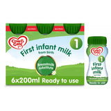 Cow & Gate 1 First Baby Milk Formula Liquid from birth x6 pack