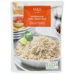 M&S Microwave Long Grain Rice