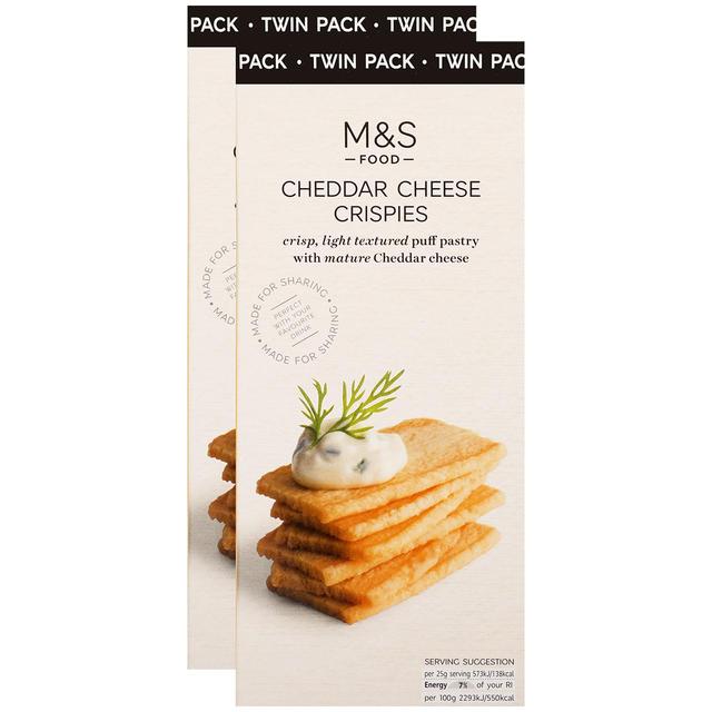 M&S Cheese Crispies - twin pack 2x100g