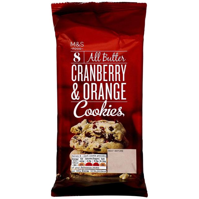 M&S Cranberry & Orange Cookies