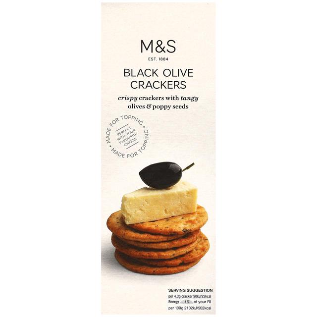 M&S Black Olive Crackers