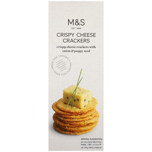 M&S Crispy Cheese Crackers