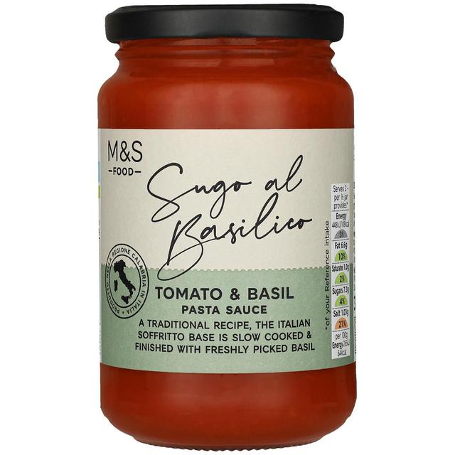 M&S Made in Italy Tomato & Basil Pasta Sauce