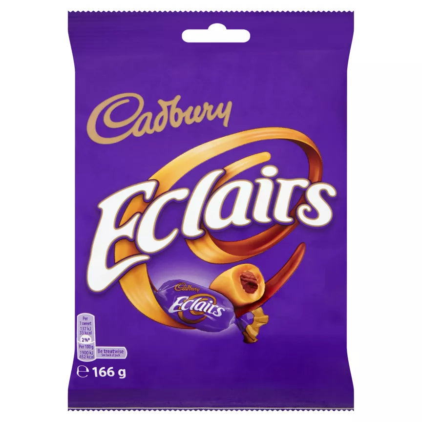 Cadbury Chocolate Eclairs Share Bag