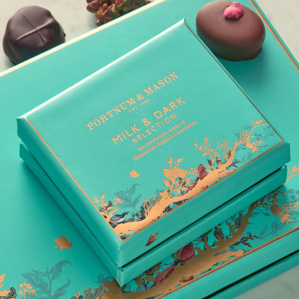 Fortnum & Mason Milk & Dark Chocolate Selection Box